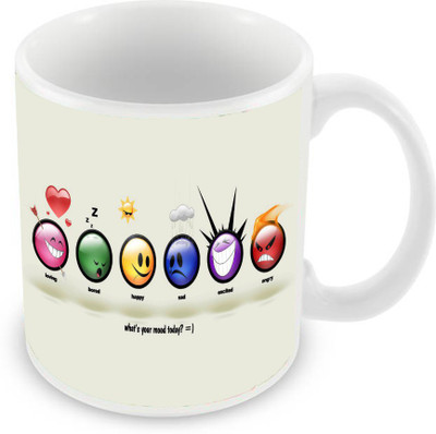

Sleep Nature's SN-MG-703 Ceramic Mug(350 ml), Multicolor