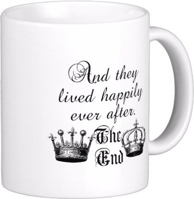 

Exoctic Silver Best Quoted Coffee 00066 Ceramic Mug(300 ml), Multicolor