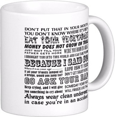 

Exoctic Silver All Occasion 0186 Ceramic Mug(300 ml), Multicolor