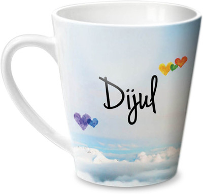 

Hot Muggs Simply Love You Dijul Conical Ceramic Mug(350 ml)