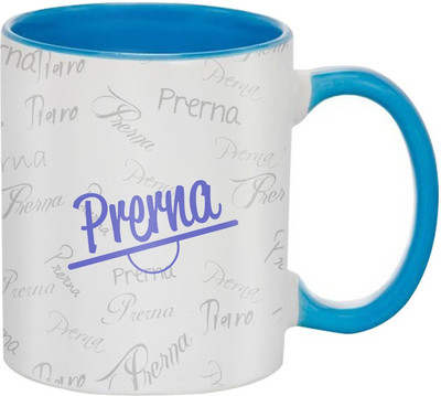 

SKY TRENDS Prerna Birthday Gift Coffee 350 ML Ceramic Mug(350 ml), Multicolor