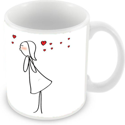 

Sleep Nature's SN-MG-2647 Ceramic Mug(350 ml), White