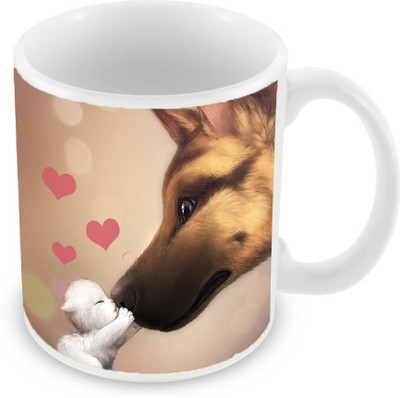 

Sleep Nature's SN-MG-1624 Ceramic Mug(350 ml), Multicolor
