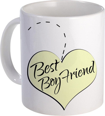 

SKY TRENDS Best BoyFriend In the WOrld for Wonderfuly gift for Valentine Day Design (96) Ceramic Mug(320 ml), White