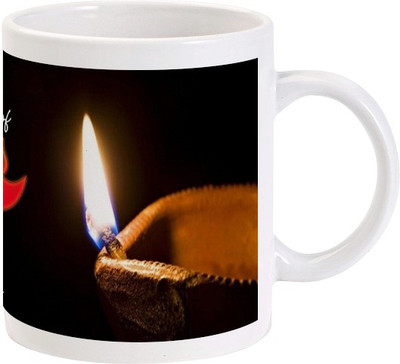 

Lolprint 71 Diwali Ceramic Mug(325 ml)