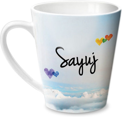

Hot Muggs Simply Love You Sayuj Conical Ceramic Mug(350 ml)