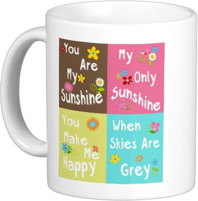 

Exoctic Silver MUG120 Ceramic Mug(250 ml), White