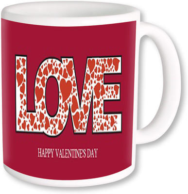

PhotogiftsIndia Happy Valentine Day 16 Ceramic Mug(325 ml), Multicolor