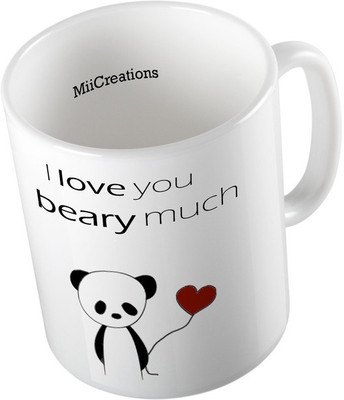 

MiiCreations MUG-W-00012 Ceramic Mug(325 ml), Multicolor