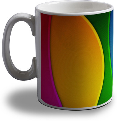 

Artifa Abstract Design AMG0276 Porcelain, Ceramic Mug(350 ml), Multicolor