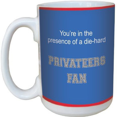 

Tree-Free Greetings Greetings lm44809 Privateers College Basketball Ceramic with Full-Sized Handle, 15-Ounce Ceramic Mug(60 ml), Multicolor