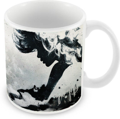 

Sleep Nature's SN-MG-1946 Ceramic Mug(350 ml), Black