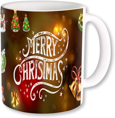 

PhotogiftsIndia Merry Christmas 072 Ceramic Mug(325 ml)