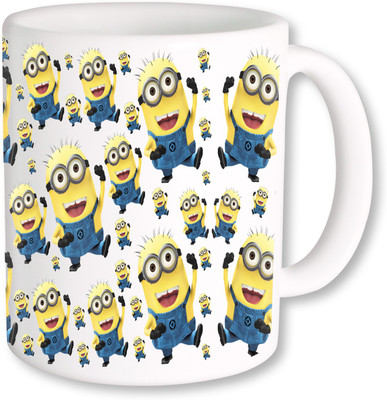 

PhotogiftsIndia minions group 05 Ceramic Mug(325 ml), Multicolor