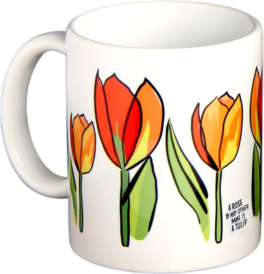 

Tantra TULIP Ceramic Mug(325 ml)