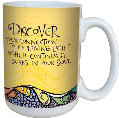 

Tree-Free Greetings Greetings lm43938 Discover Your Connection by Joanne Fink Ceramic with Full-Sized Handle, 15-Ounce Ceramic Mug(60 ml), Multicolor