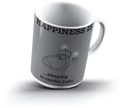 

Ucard Happiness Is1630 Bone China, Ceramic, Porcelain Mug(325 ml)