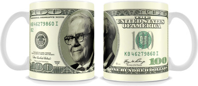 Posterboy Warren Buffet Ceramic Mug(350 ml), Multicolor