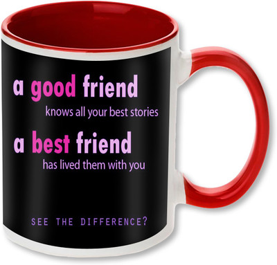 

PhotogiftsIndia Friends Gifts Ceramic Mug(325 ml), Multicolor