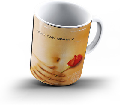 

Ucard American Beauty67 Bone China, Ceramic, Porcelain Mug(325 ml), Multicolor