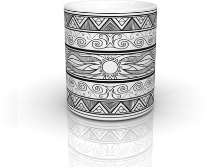 

Seven Rays McMayan- The Sun of Life- White Ceramic Mug(350 ml)