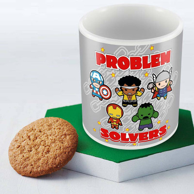 

Posterboy Kawaii - Problem solvers Officially Licensed Ceramic Mug(350 ml), Multicolor