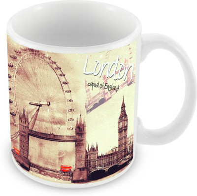 

Sleep Nature's SN-MG-329 Ceramic Mug(350 ml), Multicolor