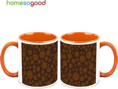 Homesogood Infinite Bubbles (QTY 2) Ceramic Mug(325 ml, Pack of 2) Homesogood Infinite Bubbles (QTY 2) Ceramic Mug(325 ml, Pack of 2)