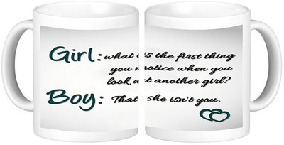 

Shopmillions Interesting Quote Ceramic Mug(300 ml)