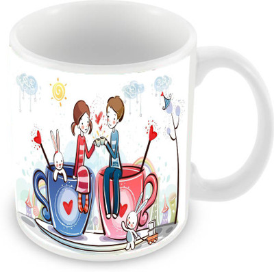 

Sleep Nature's SN-MG-956 Ceramic Mug(350 ml), Multicolor