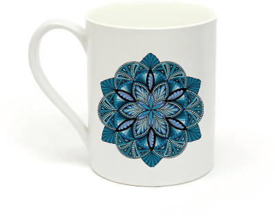 

Sowing Happiness SHMUG126 Pattern Ceramic Mug(350 ml), White