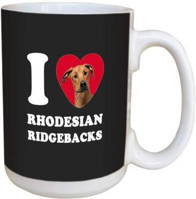 

Tree Free Free Greetings LM45109 I Heart Rhodesian Ridgebacks Ceramic with Full-Sized Handle, 15-Ounce Ceramic Mug(60 ml), Multicolor
