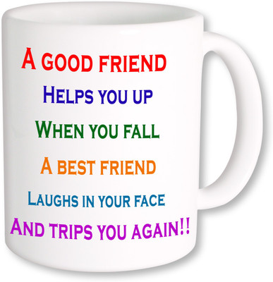 

PhotogiftsIndia Happy Friendship Day 042 Ceramic Mug(350 ml), Multicolor