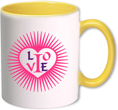 

Heyworlds love you valentine day gifts 0040 Ceramic Mug(325 ml), Multicolor
