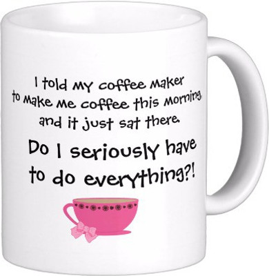 

Exoctic Silver Quoteds ooooo2 Ceramic Mug(300 ml), Multicolor