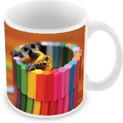 

Sleep Nature's SN-MG-2106 Ceramic Mug(350 ml), Multicolor