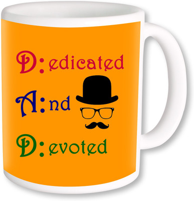 

PhotogiftsIndia Dad Full Form 03 Ceramic Mug(325 ml), Multicolor