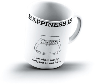 

Ucard Happiness Is1941 Bone China, Ceramic, Porcelain Mug(325 ml)