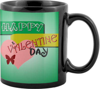 

SKY TRENDS Valentine Gifts For Special Girlfriend,Boyfriend,Wife,Husband,design 116 Ceramic Mug(325 ml), Black