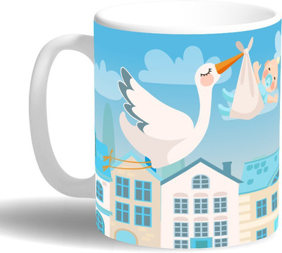 

PRINT OPERA Baby Lift By Swan Ceramic Mug(330 ml), Multicolor