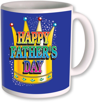 

PhotogiftsIndia Happy Fathers Day 203 Ceramic Mug(350 ml), White