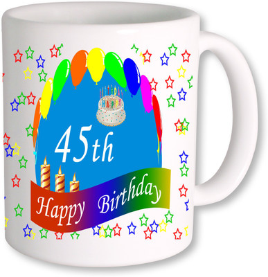 

PhotogiftsIndia Birthday Coffee 045 Ceramic Mug(325 ml), Multicolor