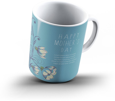 

Ucard Mothers Day455 Bone China, Ceramic, Porcelain Mug(325 ml), Multicolor