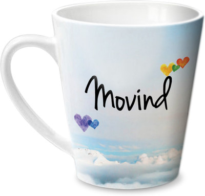 

Hot Muggs Simply Love You Movind Conical Ceramic Mug(350 ml)