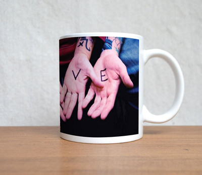 60% OFF on StyBuzz love written in hands valentine Porcelain Mug(300 ml) 60% OFF on StyBuzz love written in hands valentine Porcelain Mug(300 ml)