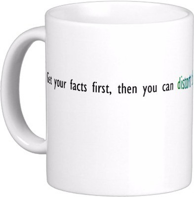 

Exoctic Silver Best Quoted Coffee 00097 Ceramic Mug(300 ml), Multicolor