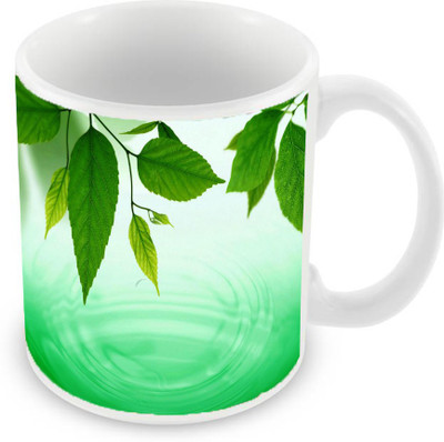 

Sleep Nature's SN-MG-699 Ceramic Mug(350 ml), Green