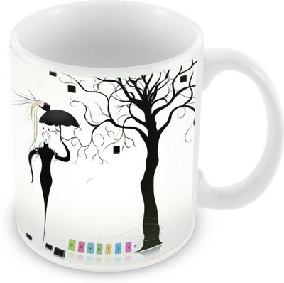 

Sleep Nature's SN-MG-2159 Ceramic Mug(350 ml), White