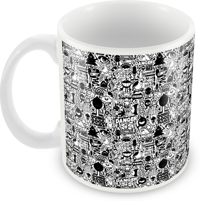 

Posterboy Danger Ceramic Mug(350 ml), Multicolor