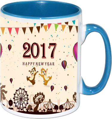 

Heyworlds new year gifts 0016 Ceramic Mug(325 ml), Multicolor